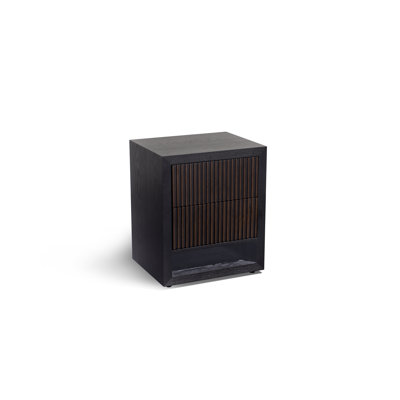 Earvin 50cm W Manufactured Wood Bedside Table