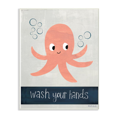 Art de pieuvre Burkett Wash Your Hands