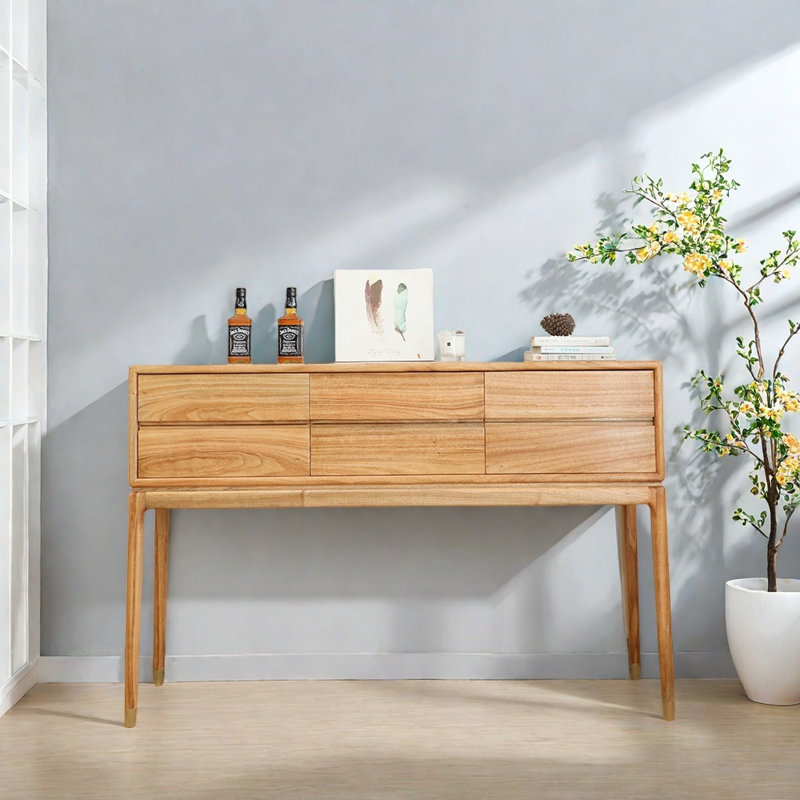 Armoire de couloir en bois de camphre massif