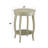 Aberta Antique White Finish Accent Table-416972868