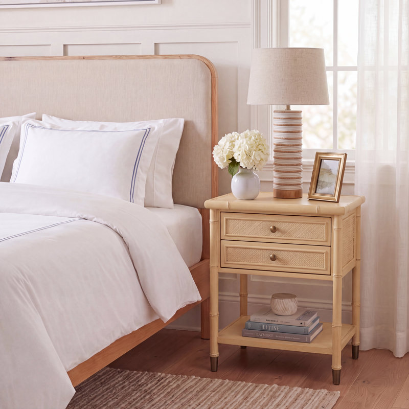 Radium 2 - Drawer End Table, Light Blonde