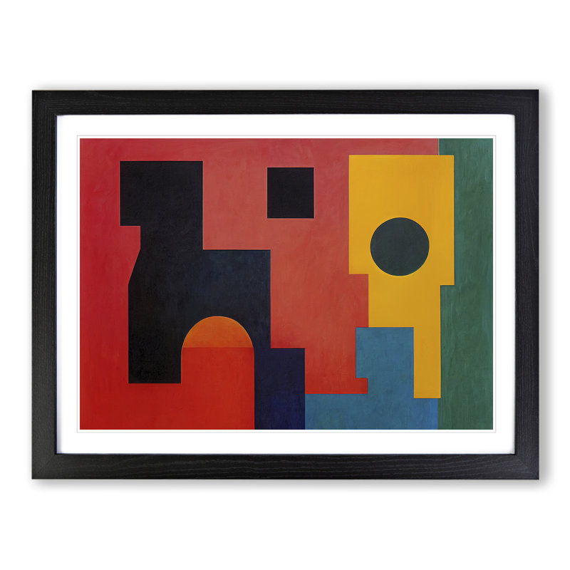 Minimalism - Framed Print, 34cm H x 46cm W, Black Framed