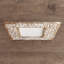 Iksu Antique White Floral Mango Wood Photo Frame-2083857865