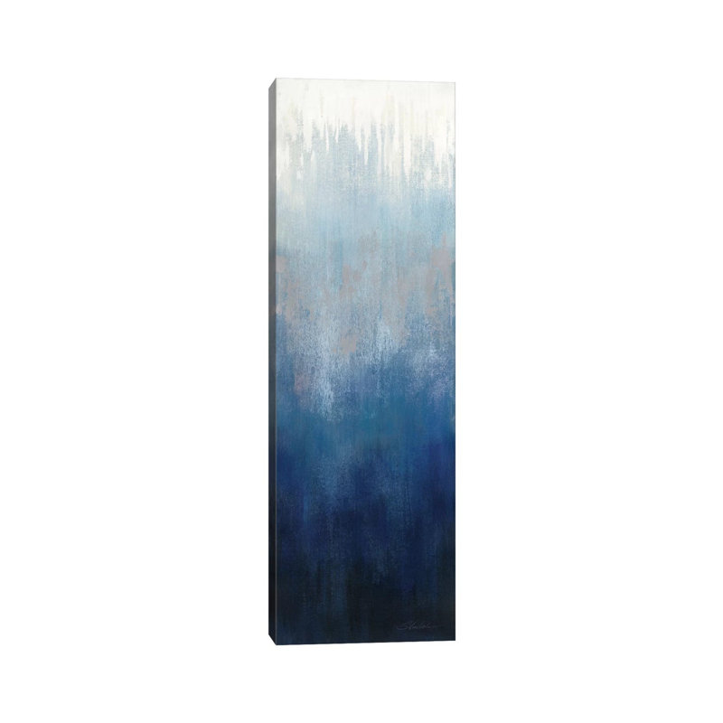 Silver Wave I by Silvia Vassileva - Wrapped Canvas Panoramic Print, 152.4 cm H x 50.8 cm W x 3.175 cm D
