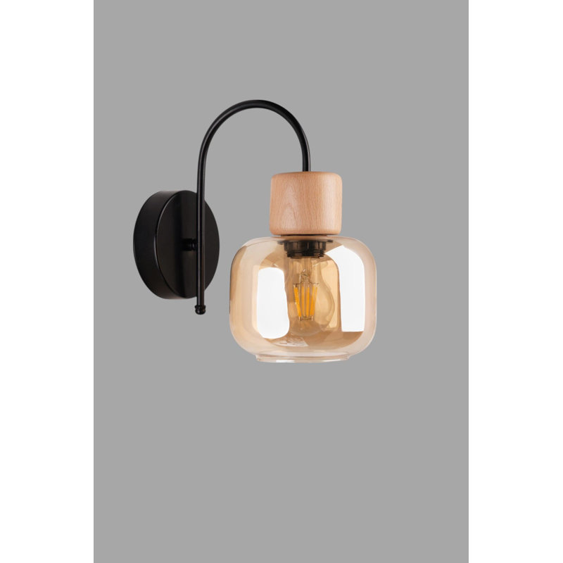 Lampe murale, Transparent / Doré