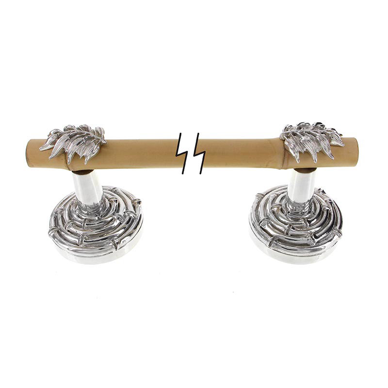 Palmaria Towel Bar, Antique Silver, 2.63" H x 32.63" W x 2.63" D