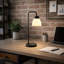 Alakai 41cm Desk Arch Metal Table Lamp with Glass Shade-106543007