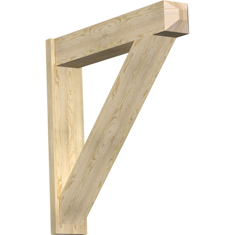 Artisan traditionnel en bois rustique, P 42 po x H 42 po, Sapin Douglas de 8 po (sciage brut)