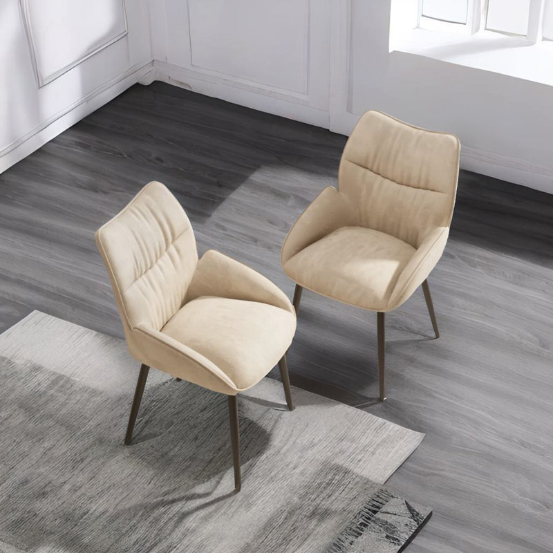 Ensemble de chaises de salle à manger Luxury, 2, Beige