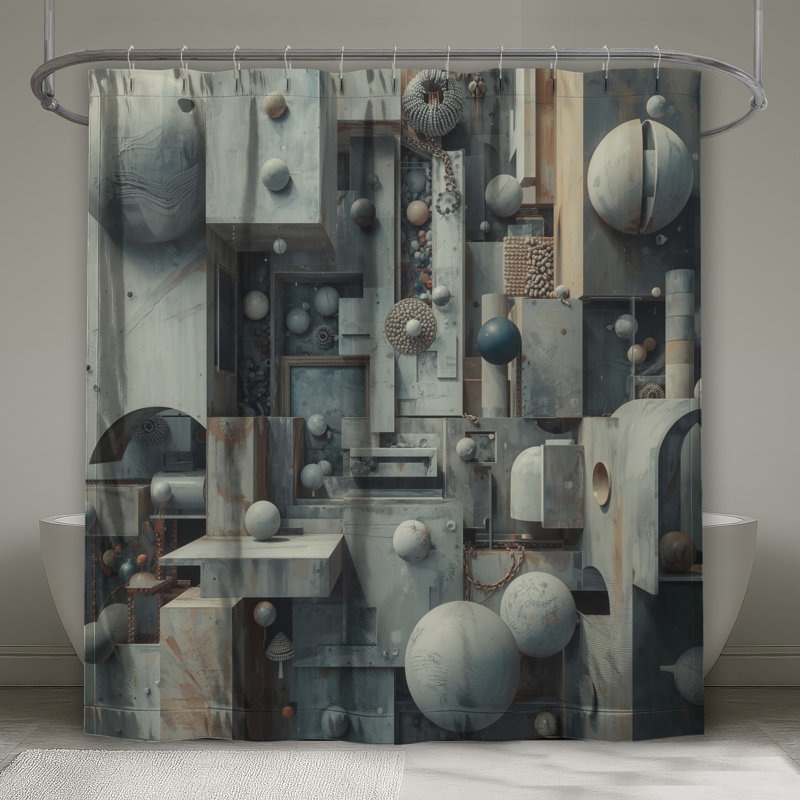 Rideaux de douche Intricate, L 70 po x H 72 po