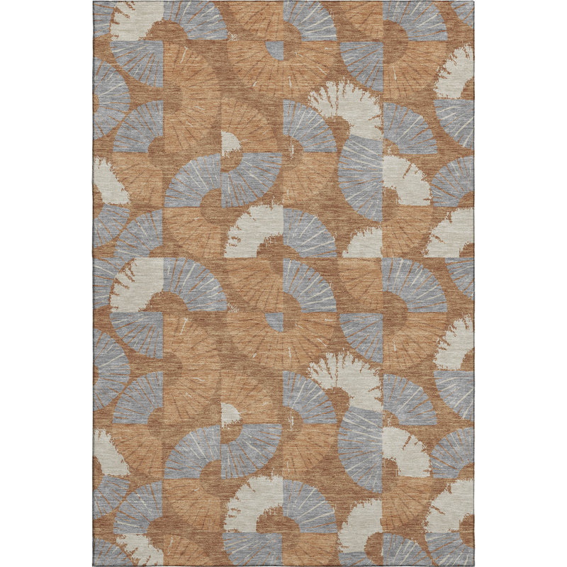 Tapis spiralé Premium lavable à la machine AMF2462 Mayfield, Paprika, 10 pi x 14 pi