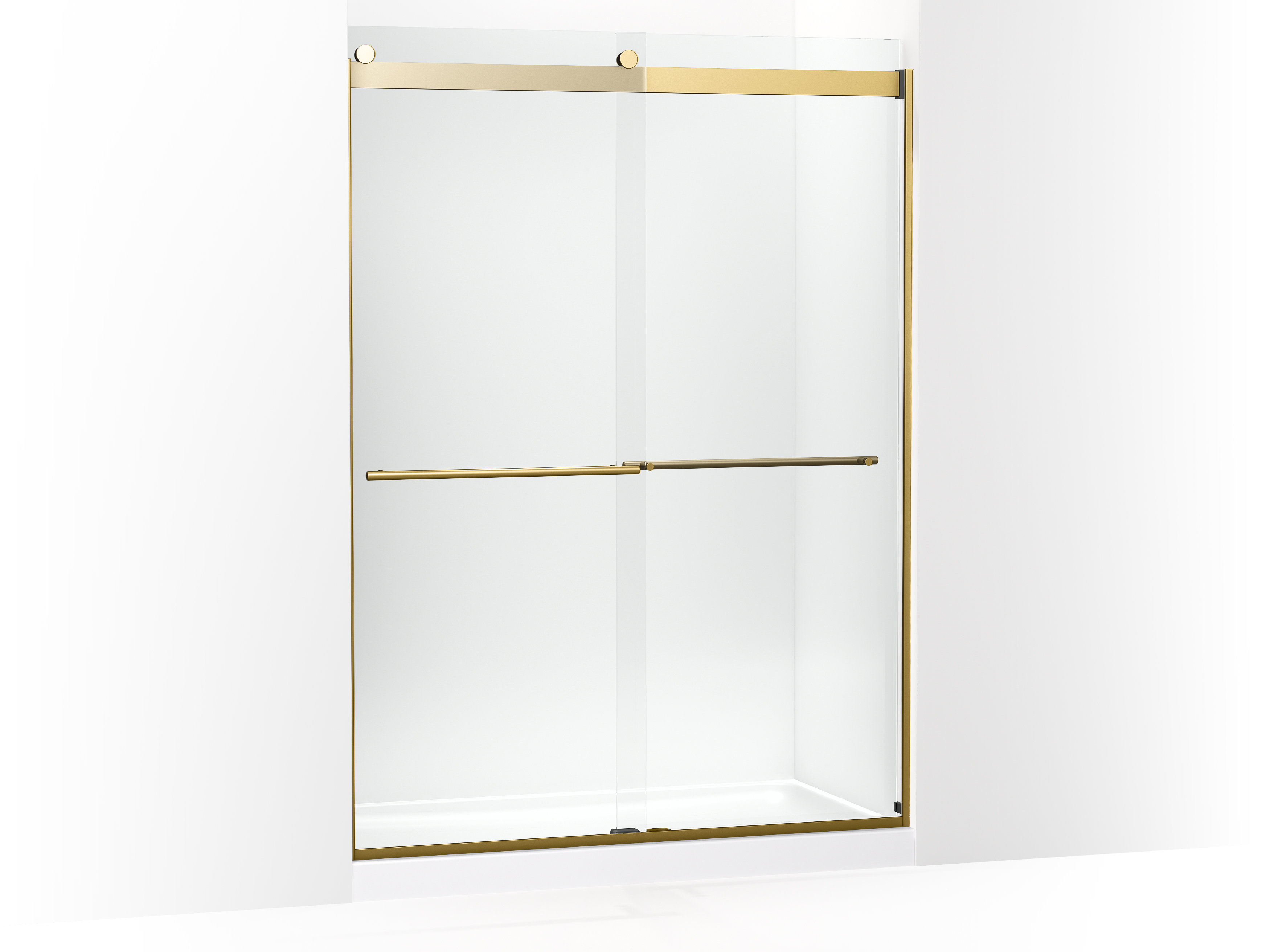 Kohler Levity Plus Less Sliding Shower Door, 81-5/8" H x 56-5/8 - 59-5/ ...