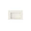 Lavabo de meuble-lavabo de salle de bain en résine solide à surface solide, blanc mat, 4,27 po de hauteur, 18,65 po de largeur, 29,17 po de profondeur, 36,94 lb, avec lavabo intemporel et fonctionnel