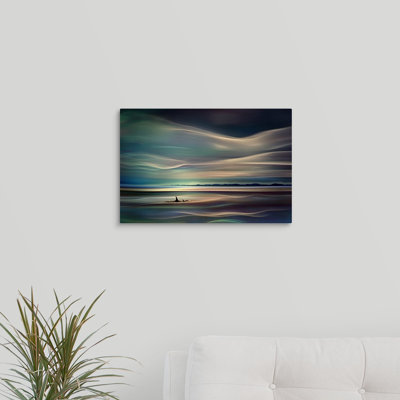 « orcas », impression sur toile