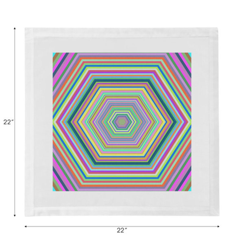 Hex Dylan Cotton Sateen Dinner Napkins