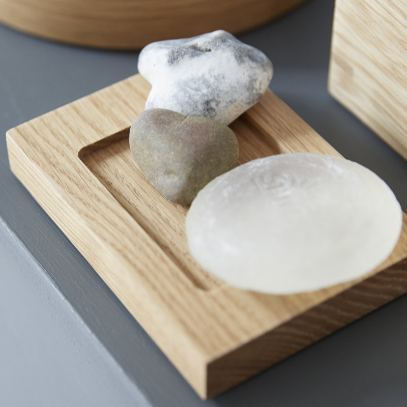 Ayven Soap Dish, Natural Oak