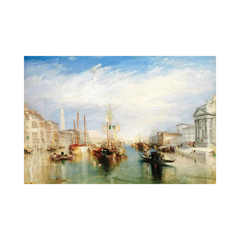 Venice, From The Porch Of Madonna Della Salute, C.1835 by J.M.W. Turner - Wrapped Canvas Print