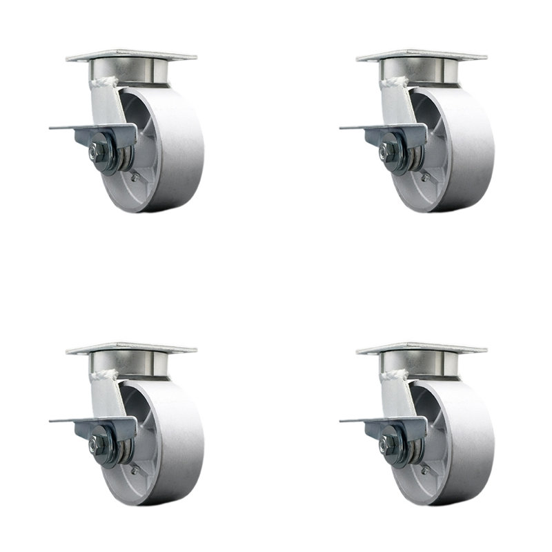 Kingpinless Semi Swivel Caster