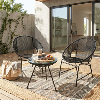 Gina 3 Piece Rattan Seating Group