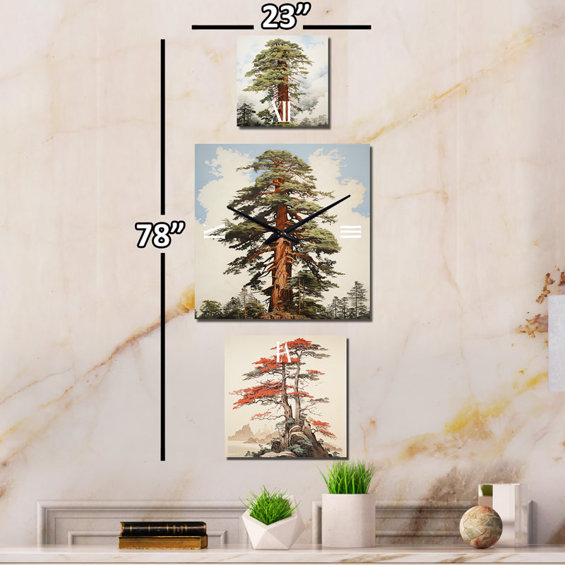 Horloge Maidie - Multipanel Trees