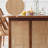 Rattan solid wood dining table set-106326198