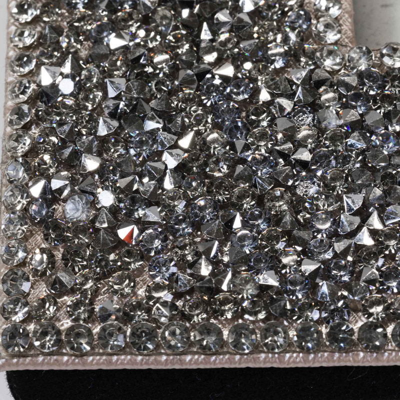 Sparkling Silver Rhinestone 8x10 Tabletop Glass Picture Frame