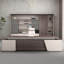 Bureau de 78,74 po moderne en forme de L spacieux et haut de gamme-938156369