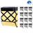 Colour-Changing Low Voltage Solar Powered Integrated LED Deck Light Pack