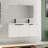 48" Wall Mounted Double Bathroom Vanity with Resin Top-1755773523