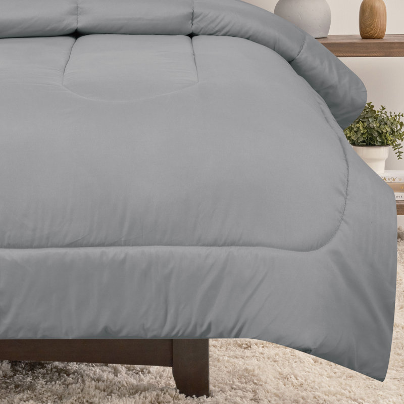 Ensemble d'édredon en microfibre 3 pièces Chanasya, Édredon pour très grand lit + 2 taies décorativ