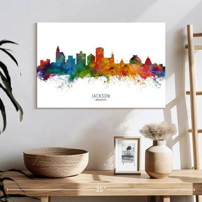 Jackson Mississippi Skyline I