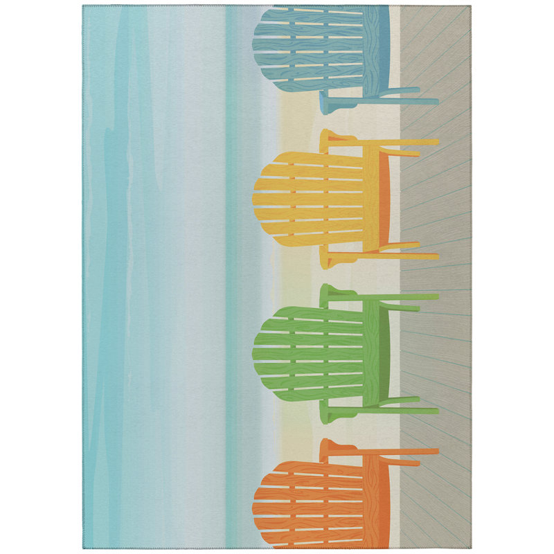 Amante Washable Indoor / Outdoor Rug, Rectangle 10' x 14'