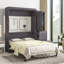 Lit escamotable avec garde-robe et tiroirs, lit de rangement, peut être plié dans une armoire-232040700