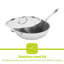 Royalford Triply Stainless-Steel Wok Pan with Lid-98899145
