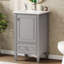 Meuble-lavabo à motif cachemire 20 po avec pieds en bois massif Paisley-129769668