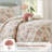 3 Piece Twin and Twin XL Mushroom Garden Comforter Set with Sham and Pillow-135278209