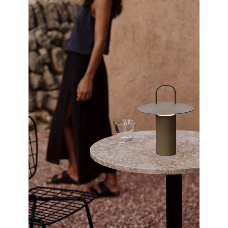Ray LED Table Lamp, Dusty Green