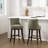 Lucia Modern Chenille Upholstered Bar Stool with Beech Wood Frame in Leaf Green-113050973-128764352-113050972