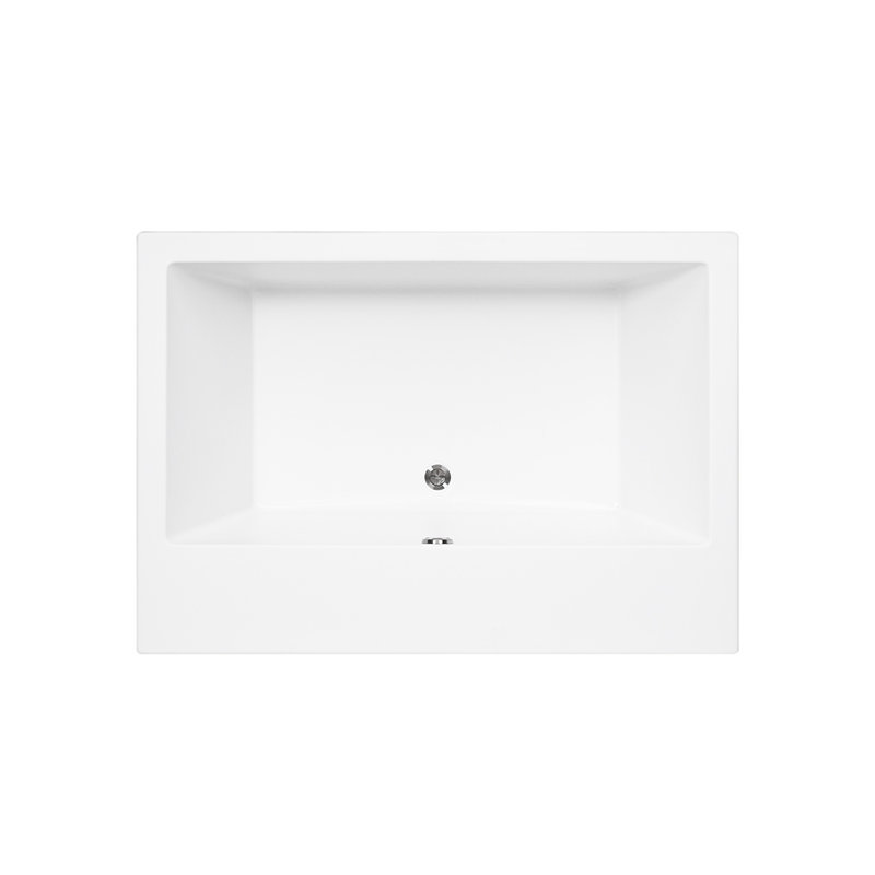 Andrea® 26 54" Air Bathtub - Matte, Drop In