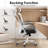 Ergonomic Office Chair With Headrest, Adjustable Lumbar Support, Armrests And Rocking Function For Comfortable Home Office Use