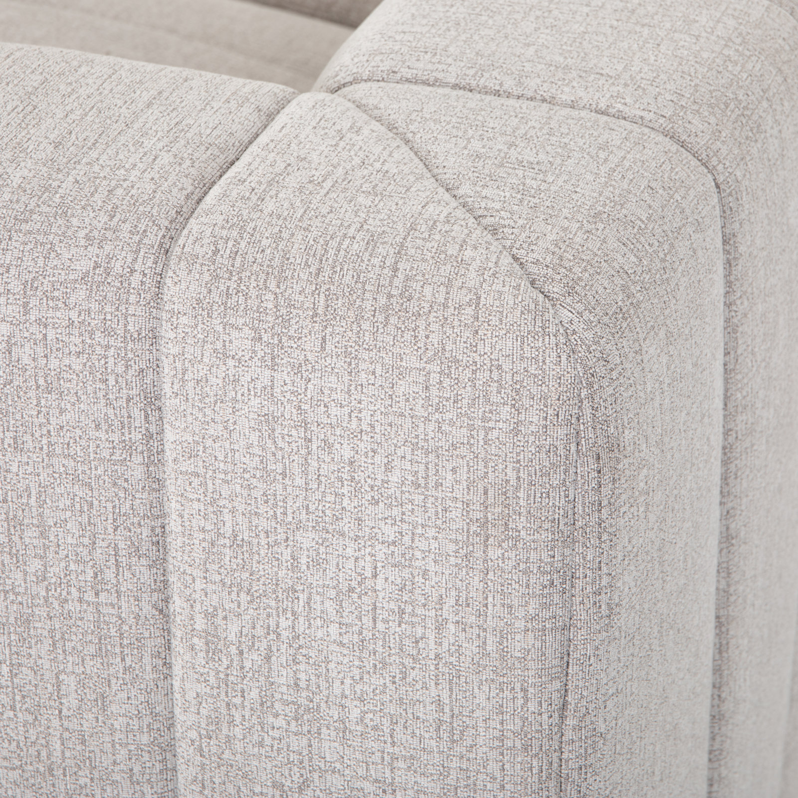 Bowry Sofa and Chaise, Reversible, Neutral Sandstone Polyester