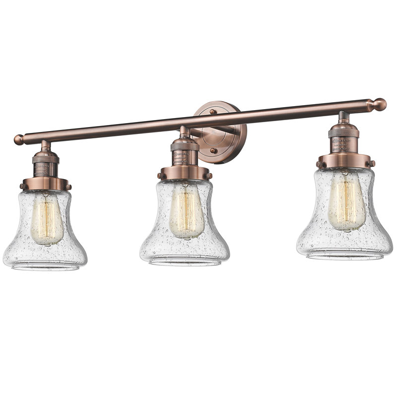 Edda 3 - Light Dimmable Vanity Light, Antique Copper, Seedy