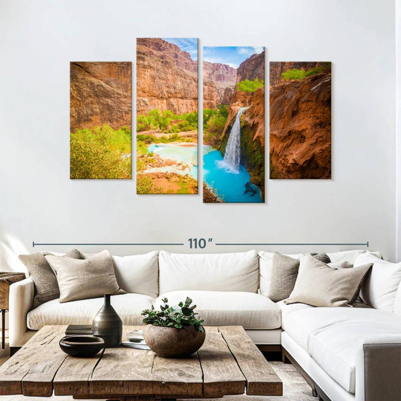 Alvord surplombant la cascade de Havasu, H 54 po x l 84 po