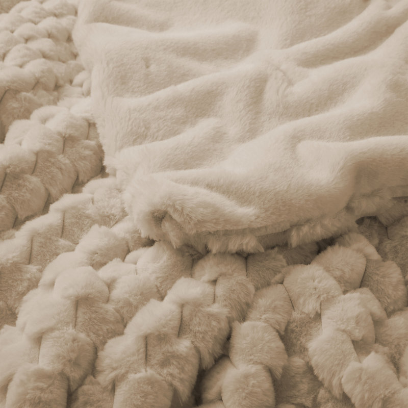 Ensemble de couette texturée et moelleuse avec taies d'oreiller, design à bulles ultra doux, ensemble de literie chaud et confortable