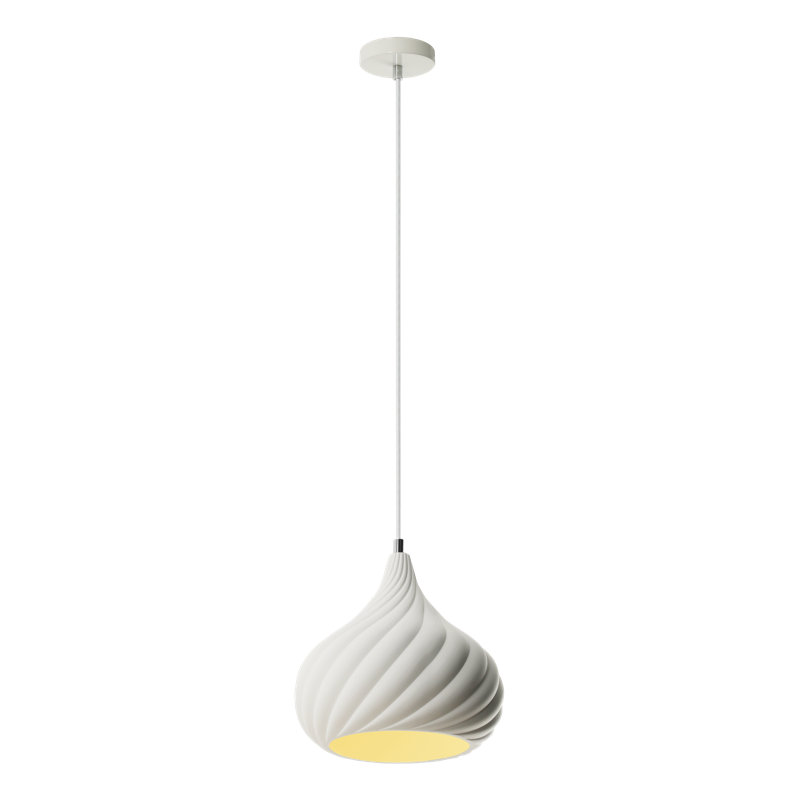 Sophie 1 - Light Gypsum Teardrop Pendant