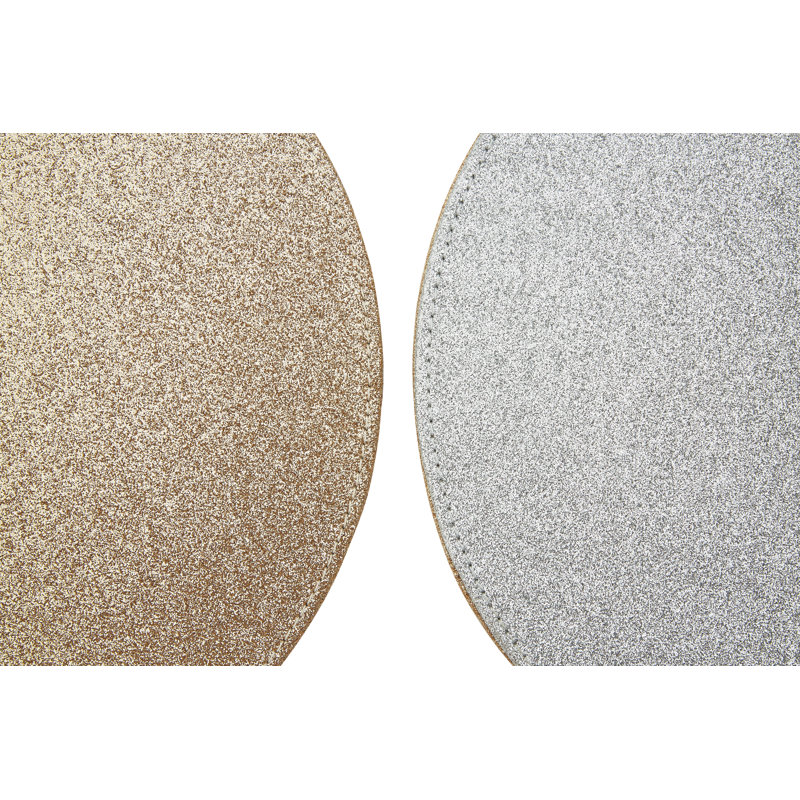 Glitter Round Reversible Placemat