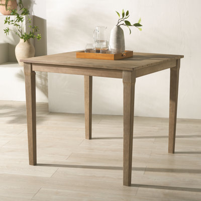 Samya Square Eucalyptus Outdoor Bar Table