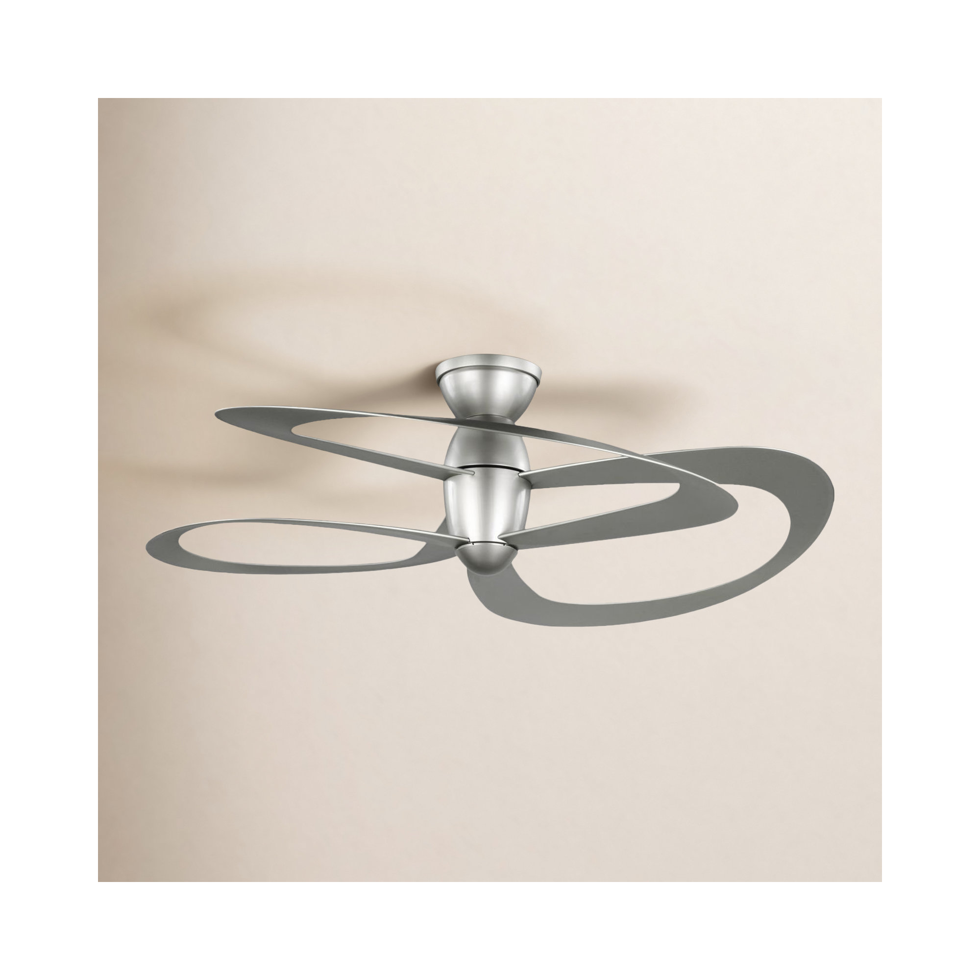 48'' 3 Blade Ceiling Fan, Painted Nickel