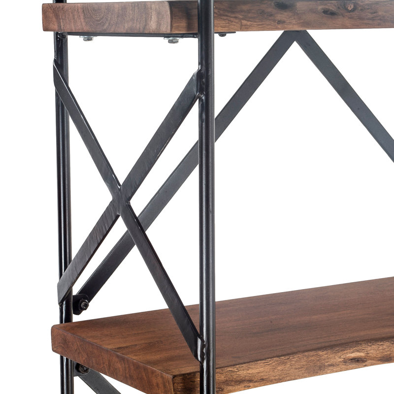 Étagère à livres en fer H 78 "x l 34" Eamon