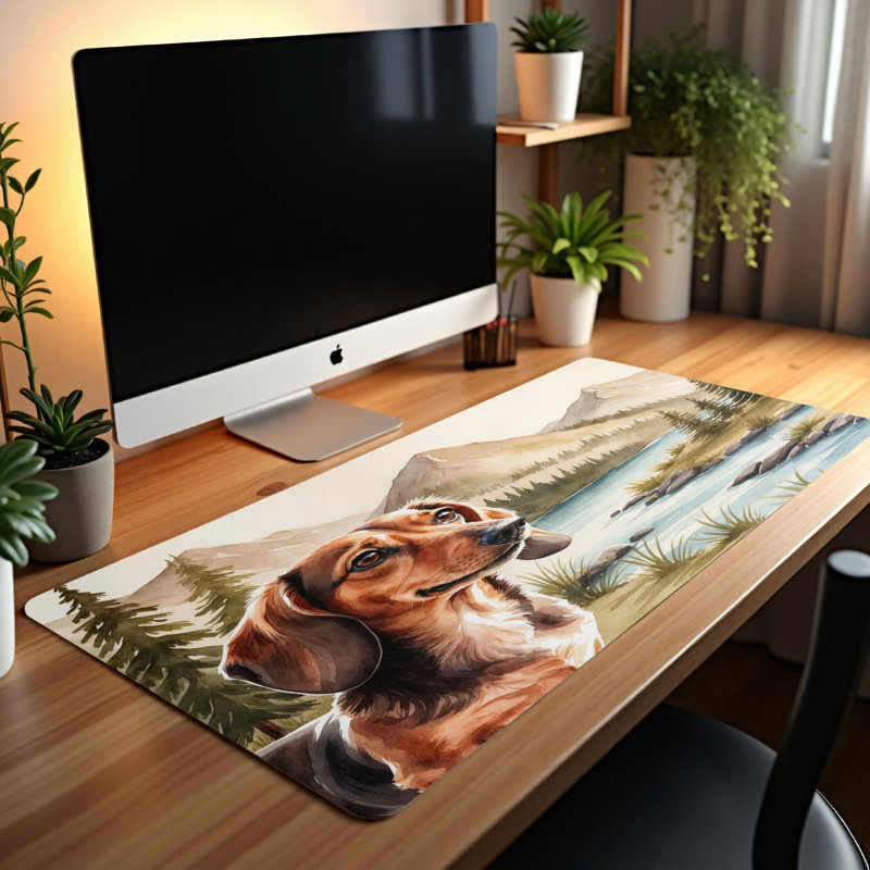 Polyester Desk Pad, 31.5x15.5